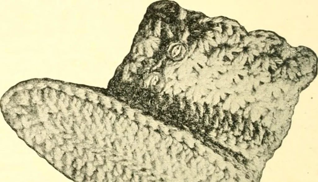 An illustration from The Mary Frances knitting and crocheting book;, 1918, leaf 285
