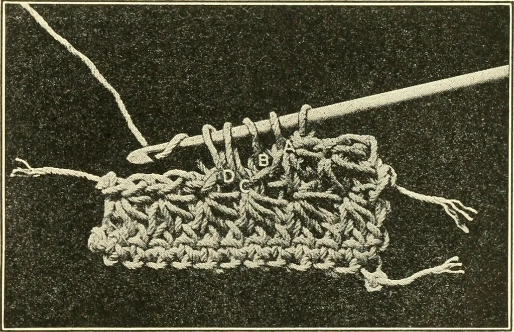 An illustration from The Mary Frances knitting and crocheting book;, 1918, leaf 286