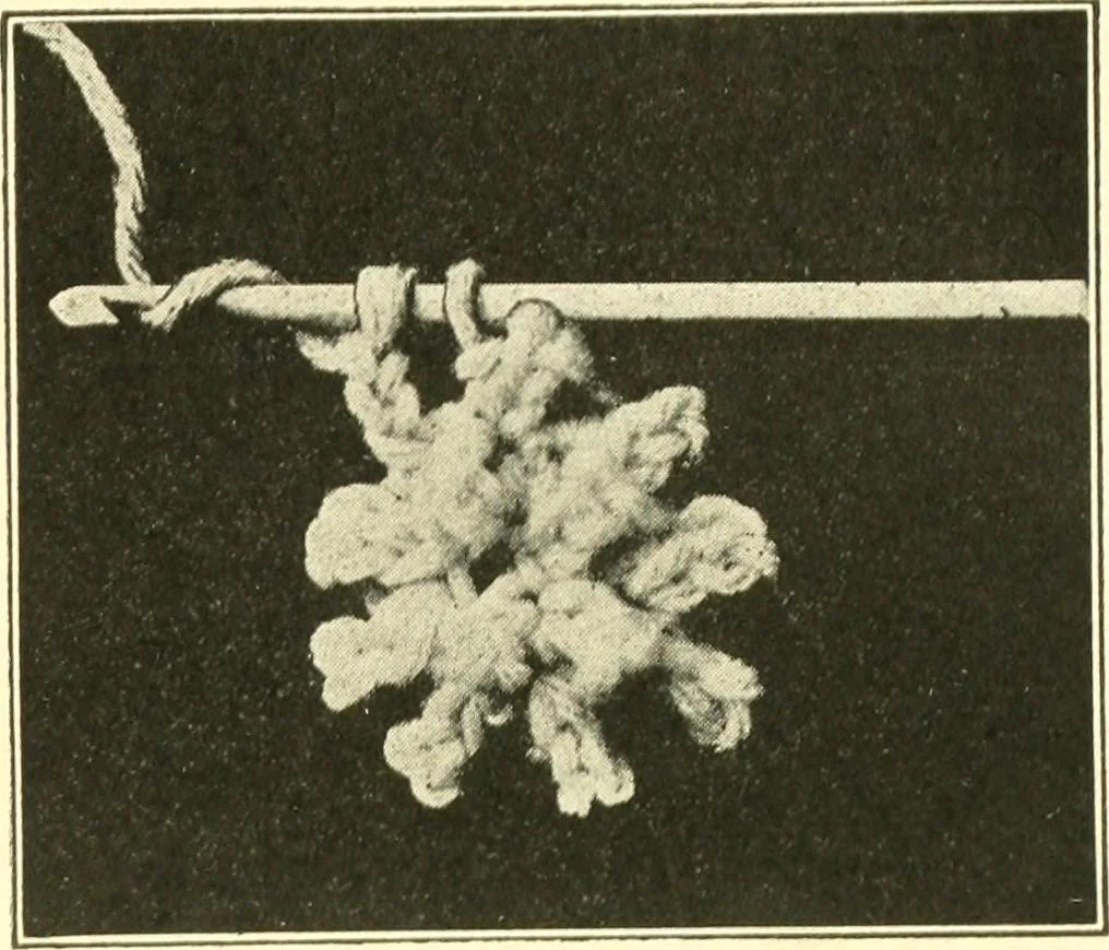 An illustration from The Mary Frances knitting and crocheting book;, 1918, leaf 288
