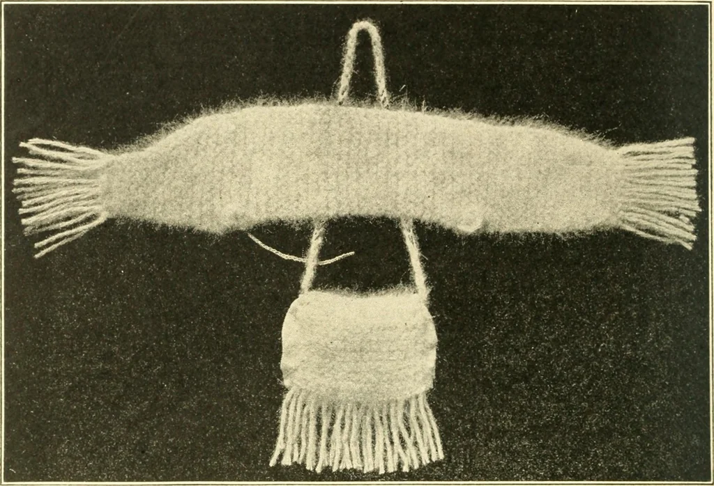 An illustration from The Mary Frances knitting and crocheting book;, 1918, leaf 293