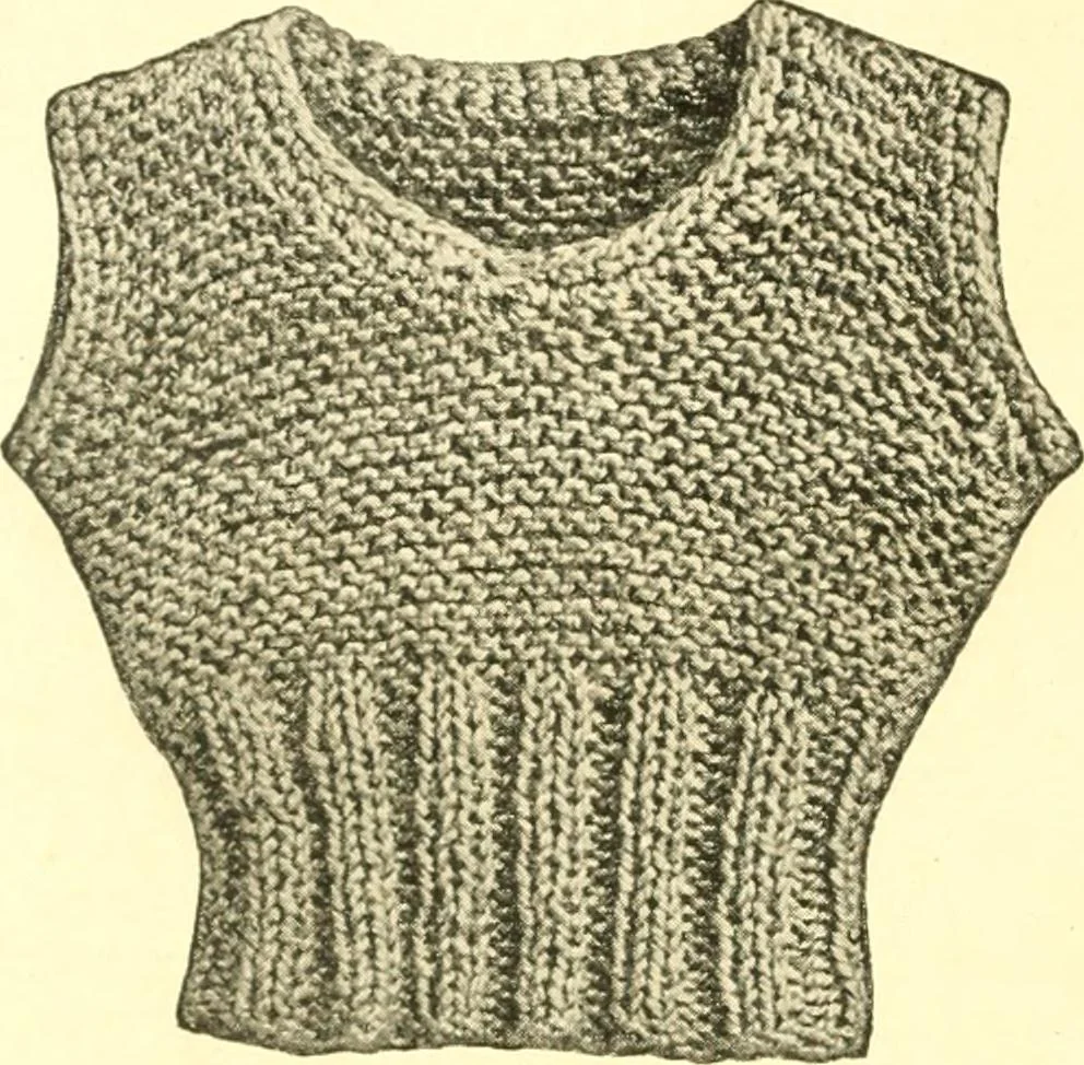 An illustration from The Mary Frances knitting and crocheting book;, 1918, leaf 295