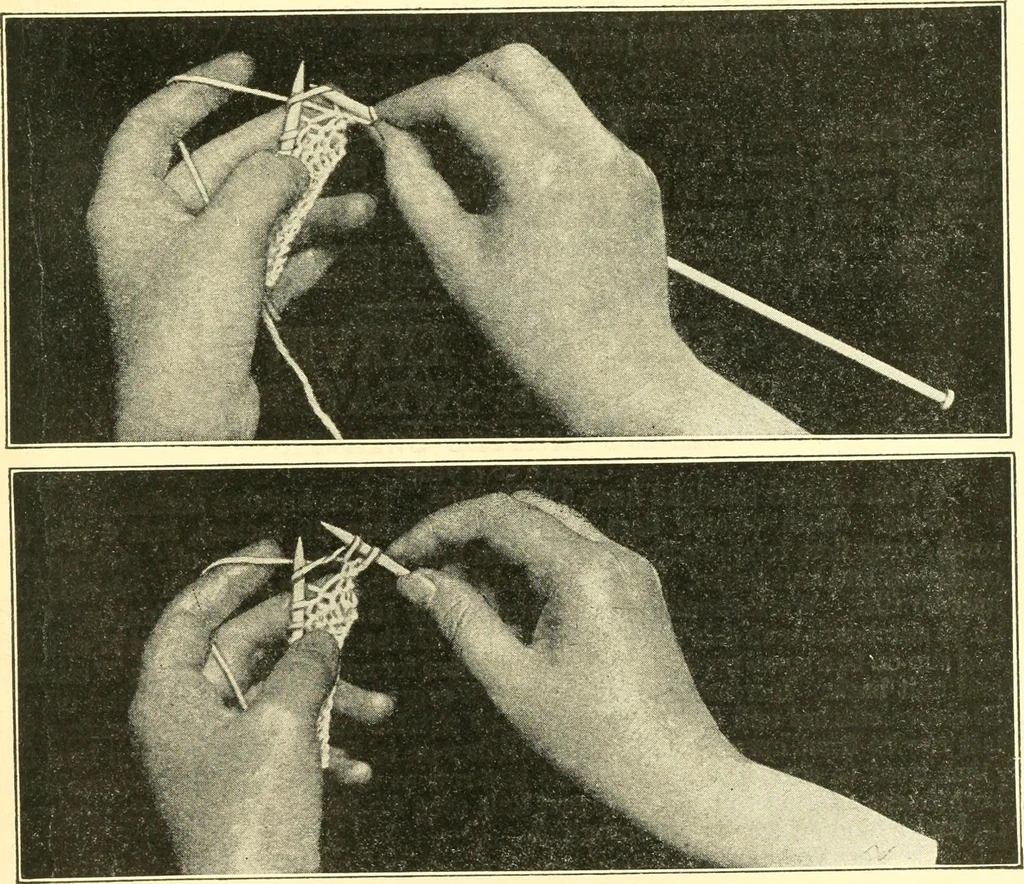 An illustration from The Mary Frances knitting and crocheting book;, 1918, leaf 296