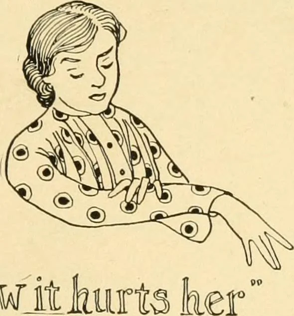 An illustration from The Mary Frances knitting and crocheting book;, 1918, leaf 30