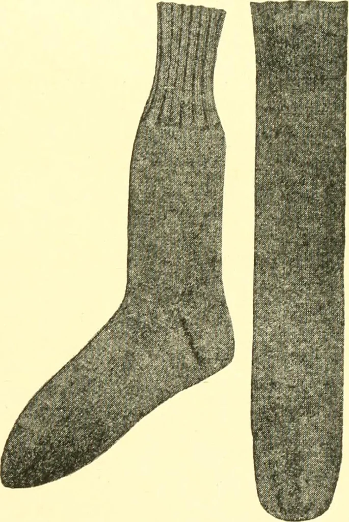 An illustration from The Mary Frances knitting and crocheting book;, 1918, leaf 304