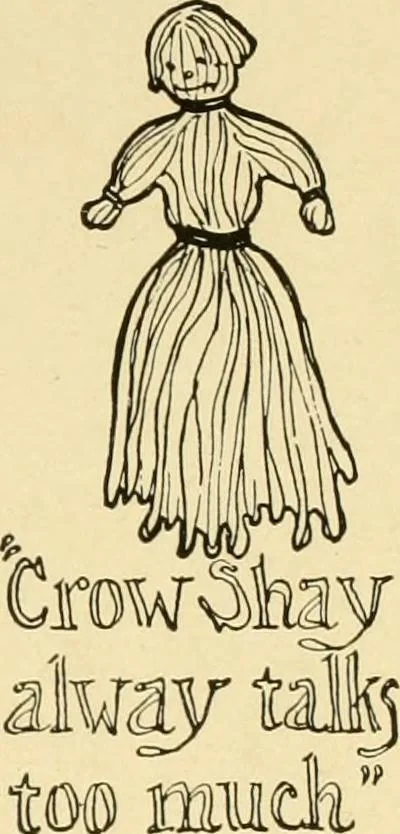 An illustration from The Mary Frances knitting and crocheting book;, 1918, leaf 34
