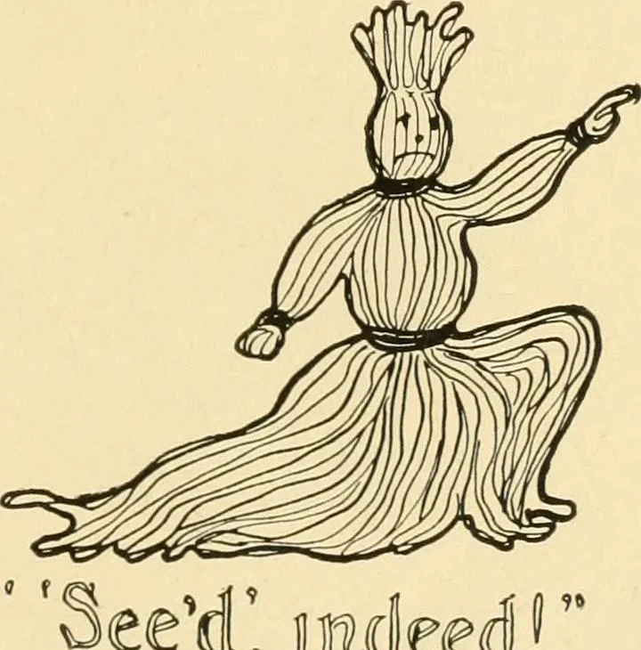 An illustration from The Mary Frances knitting and crocheting book;, 1918, leaf 36