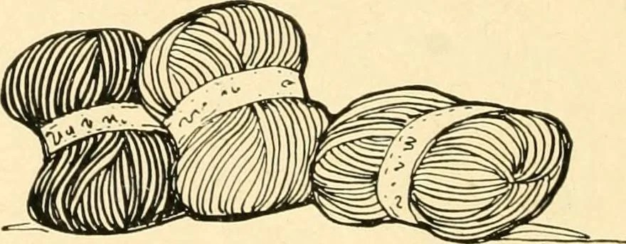 An illustration from The Mary Frances knitting and crocheting book;, 1918, leaf 39