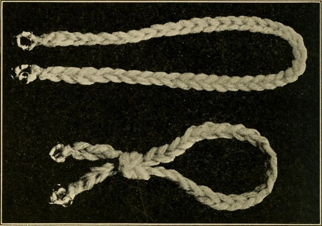 An illustration from The Mary Frances knitting and crocheting book;, 1918, leaf 61