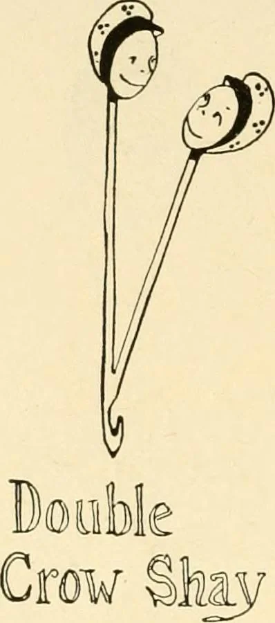 An illustration from The Mary Frances knitting and crocheting book;, 1918, leaf 65