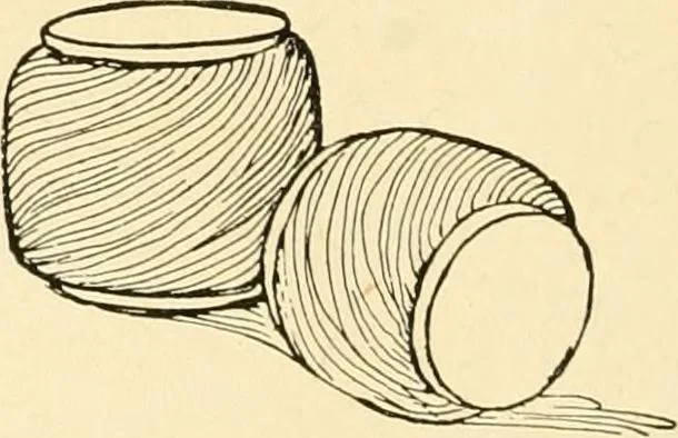 An illustration from The Mary Frances knitting and crocheting book;, 1918, leaf 65