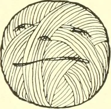 An illustration from The Mary Frances knitting and crocheting book;, 1918, leaf 78