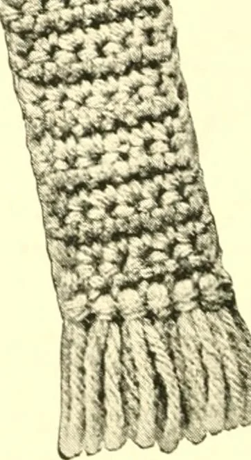An illustration from The Mary Frances knitting and crocheting book;, 1918, leaf 81