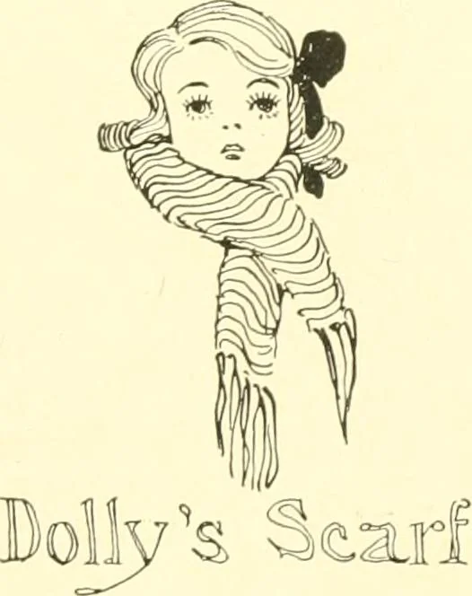 An illustration from The Mary Frances knitting and crocheting book;, 1918, leaf 82