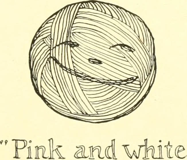 An illustration from The Mary Frances knitting and crocheting book;, 1918, leaf 90