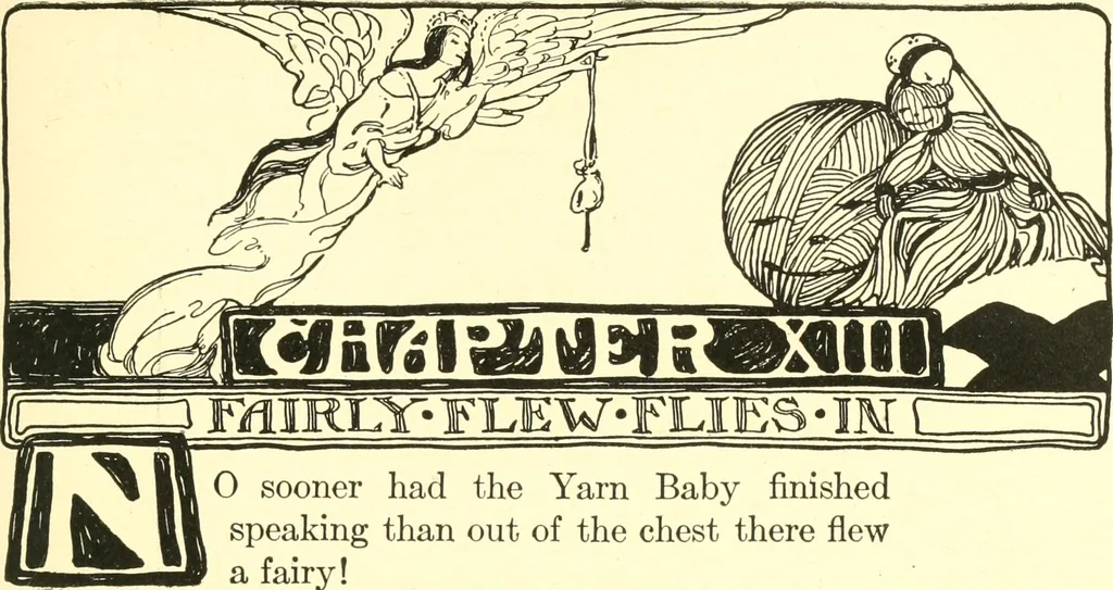 An illustration from The Mary Frances knitting and crocheting book;, 1918, leaf 94