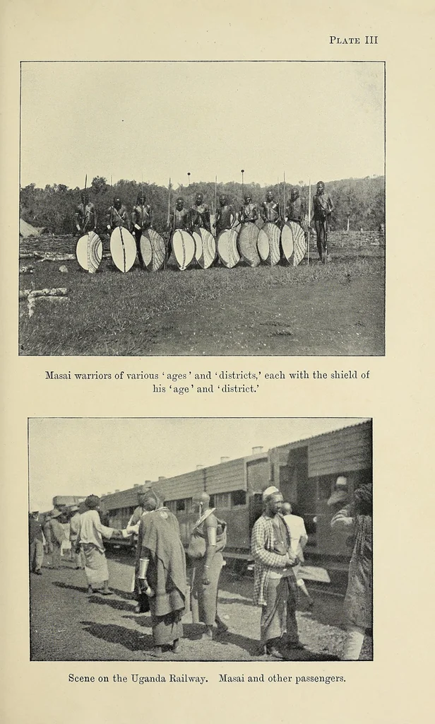An illustration from The Masai : their language and folklore, 1905, leaf 37
