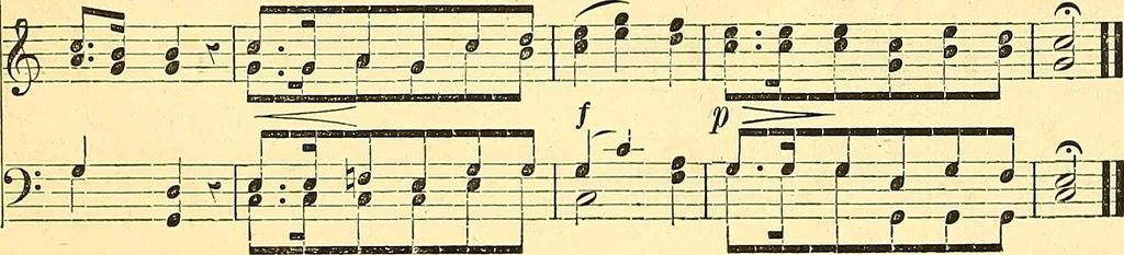 An illustration from The Masonic Orpheus, 1870, leaf 159