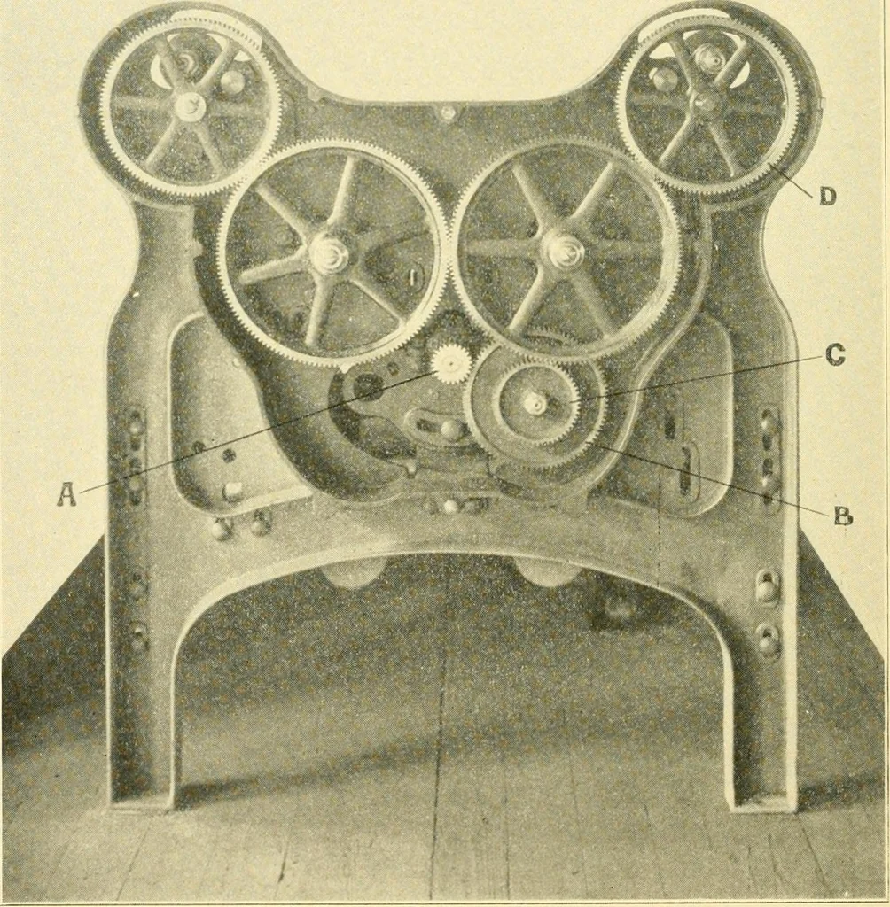 An illustration from The Mason Machine Works, Taunton, Massachusetts, U.S.A., inventors and builders of cotton machinery : Founded 1842 ; Incorporated 1873 ; [Catalogue], 1898, leaf 143