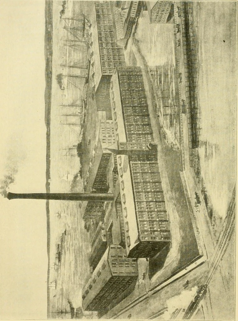 An illustration from The Mason Machine Works, Taunton, Massachusetts, U.S.A., inventors and builders of cotton machinery : Founded 1842 ; Incorporated 1873 ; [Catalogue], 1898, leaf 153
