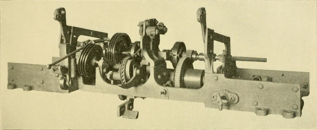 An illustration from The Mason Machine Works, Taunton, Massachusetts, U.S.A., inventors and builders of cotton machinery : Founded 1842 ; Incorporated 1873 ; [Catalogue], 1898, leaf 165
