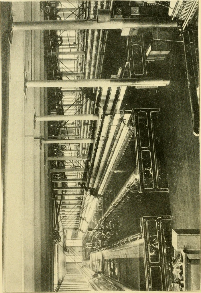 An illustration from The Mason Machine Works, Taunton, Massachusetts, U.S.A., inventors and builders of cotton machinery : Founded 1842 ; Incorporated 1873 ; [Catalogue], 1898, leaf 175