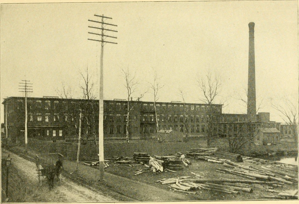 An illustration from The Mason Machine Works, Taunton, Massachusetts, U.S.A., inventors and builders of cotton machinery : Founded 1842 ; Incorporated 1873 ; [Catalogue], 1898, leaf 179