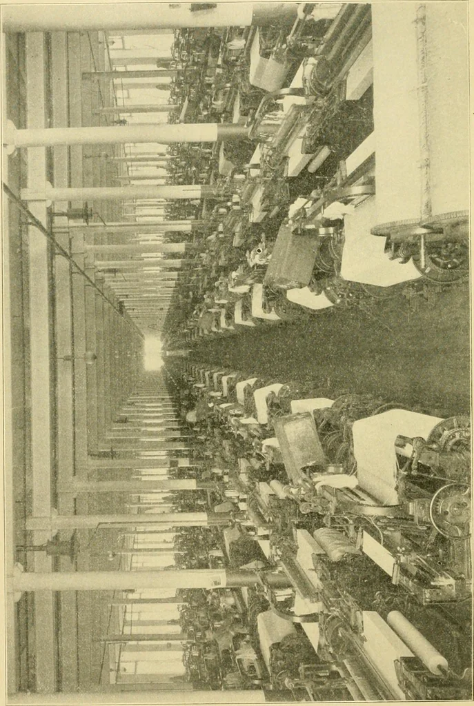 An illustration from The Mason Machine Works, Taunton, Massachusetts, U.S.A., inventors and builders of cotton machinery : Founded 1842 ; Incorporated 1873 ; [Catalogue], 1898, leaf 257