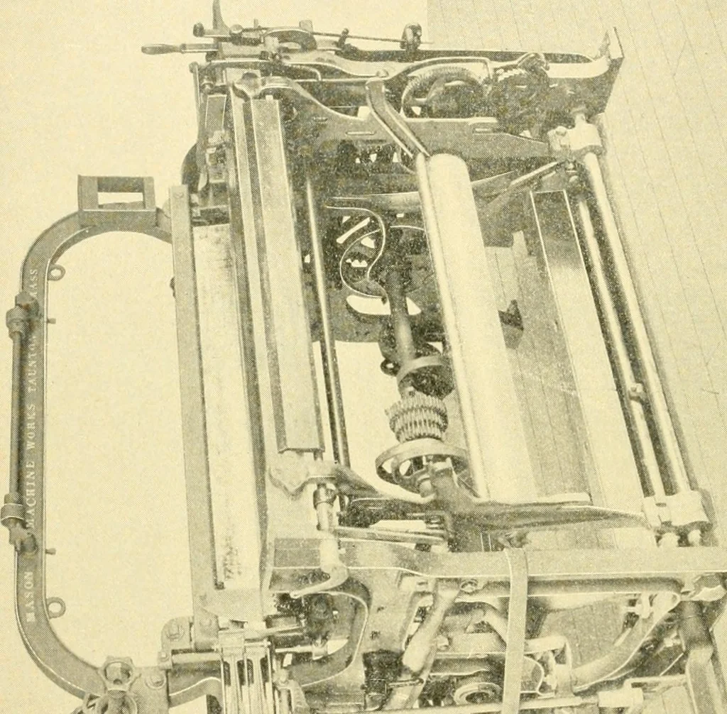 An illustration from The Mason Machine Works, Taunton, Massachusetts, U.S.A., inventors and builders of cotton machinery : Founded 1842 ; Incorporated 1873 ; [Catalogue], 1898, leaf 309