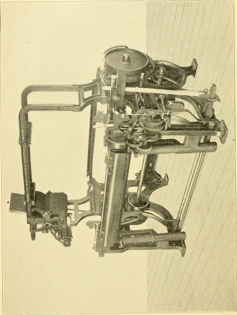 An illustration from The Mason Machine Works, Taunton, Massachusetts, U.S.A., inventors and builders of cotton machinery : Founded 1842 ; Incorporated 1873 ; [Catalogue], 1898, leaf 323