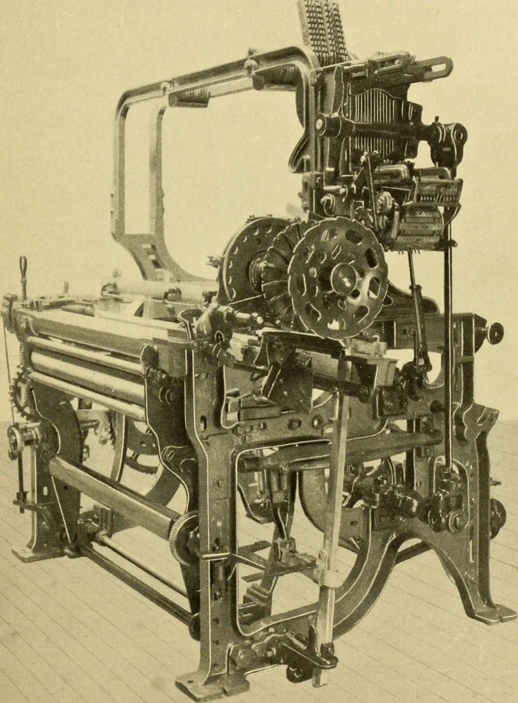 An illustration from The Mason Machine Works, Taunton, Massachusetts, U.S.A., inventors and builders of cotton machinery : Founded 1842 ; Incorporated 1873 ; [Catalogue], 1898, leaf 334