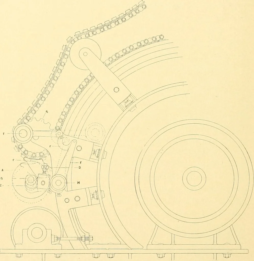 An illustration from The Mason Machine Works, Taunton, Massachusetts, U.S.A., inventors and builders of cotton machinery : Founded 1842 ; Incorporated 1873 ; [Catalogue], 1898, leaf 35