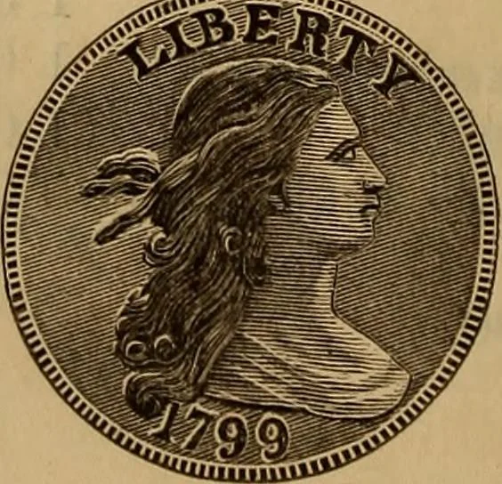 An illustration from Mason's combined buying and selling coin priced catalogue, for 1881. Showing buying and selling prices, 1881, leaf 19