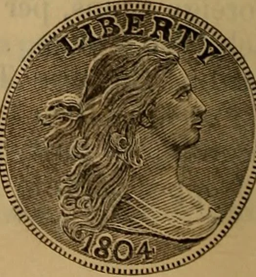 An illustration from Mason's combined buying and selling coin priced catalogue, for 1881. Showing buying and selling prices, 1881, leaf 19