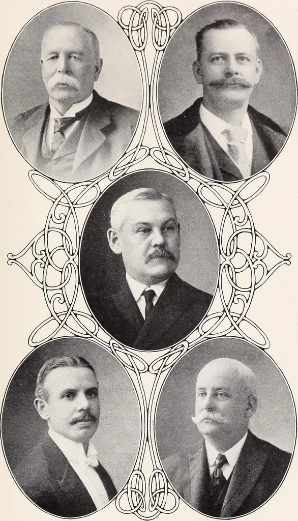 An illustration from Massachusetts consistory of sublime princes of the royal secret, thirty-second degree of the Ancient and accepted Scottish rite for the northern jurisdiction of the United States, Boston, Massachusetts, 1908, leaf 172