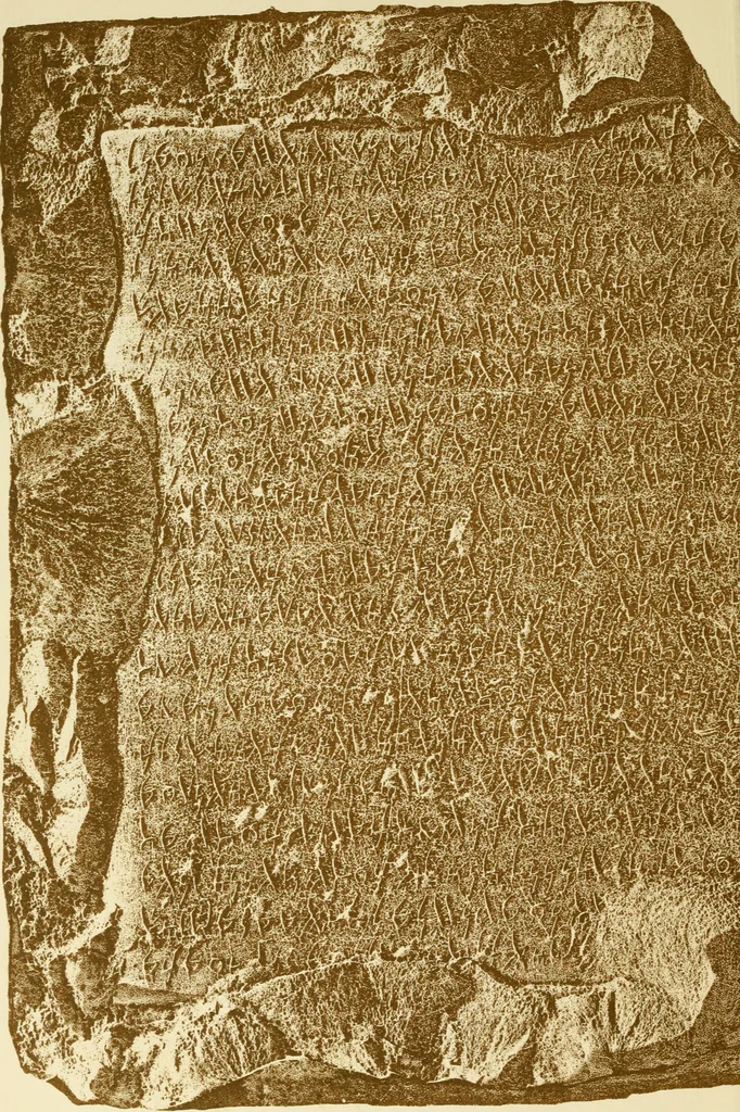 An illustration from Massilia-Carthago sacrifice tablets of the worship of Baal. Reproduced in facsimile, edited, translated, and compared with the Levitical Code, 1897, leaf 5