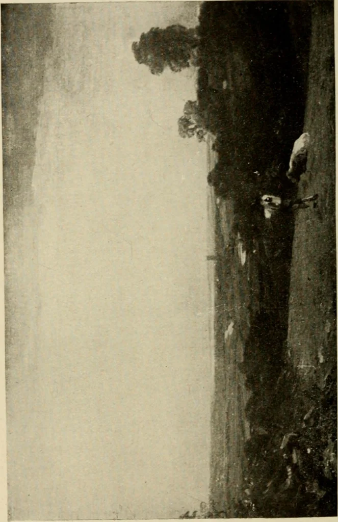 An illustration from The masterpieces of Constable (1776-1837). Sixty reproductions of photographs from the original paintings, affording examples of the different characteristics of the artist's work, 1910, leaf 21