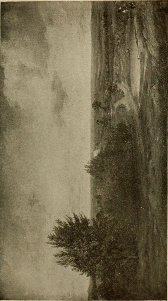 An illustration from The masterpieces of Constable (1776-1837). Sixty reproductions of photographs from the original paintings, affording examples of the different characteristics of the artist's work, 1910, leaf 34