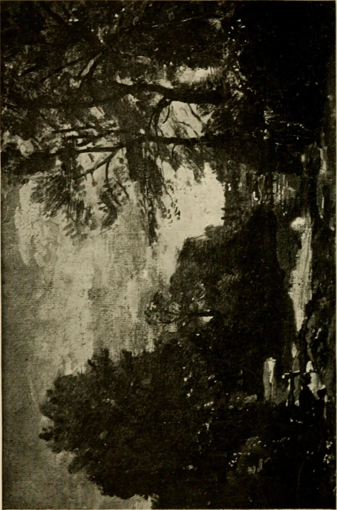 An illustration from The masterpieces of Constable (1776-1837). Sixty reproductions of photographs from the original paintings, affording examples of the different characteristics of the artist's work, 1910, leaf 51