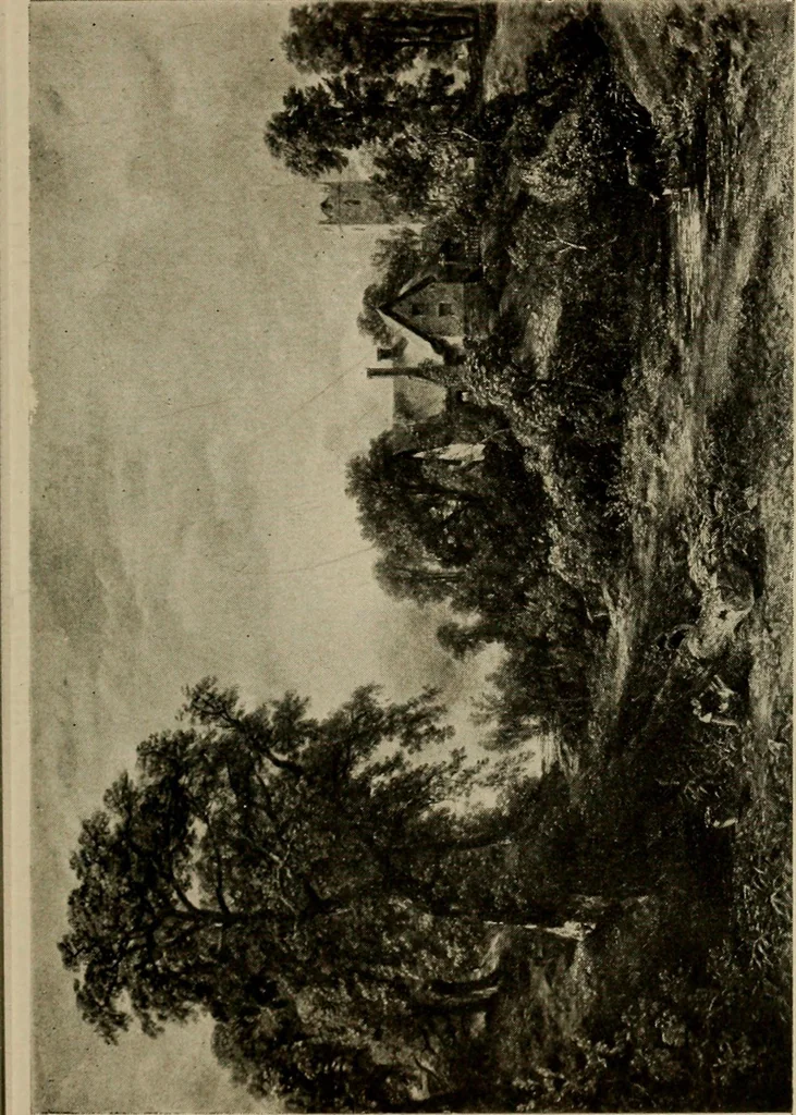 An illustration from The masterpieces of Constable (1776-1837). Sixty reproductions of photographs from the original paintings, affording examples of the different characteristics of the artist's work, 1910, leaf 52