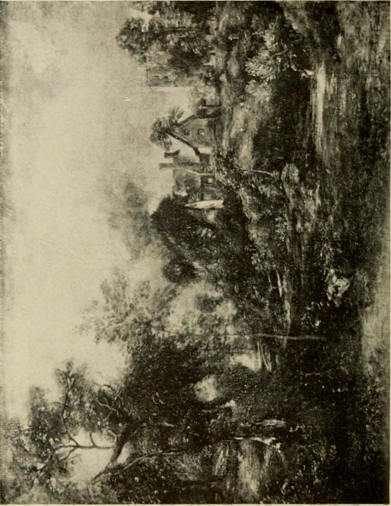An illustration from The masterpieces of Constable (1776-1837). Sixty reproductions of photographs from the original paintings, affording examples of the different characteristics of the artist's work, 1910, leaf 53