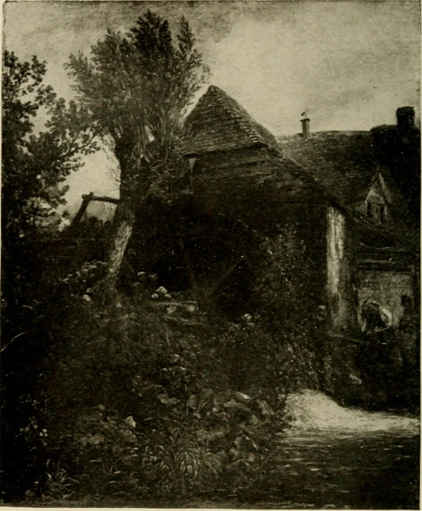 An illustration from The masterpieces of Constable (1776-1837). Sixty reproductions of photographs from the original paintings, affording examples of the different characteristics of the artist's work, 1910, leaf 55