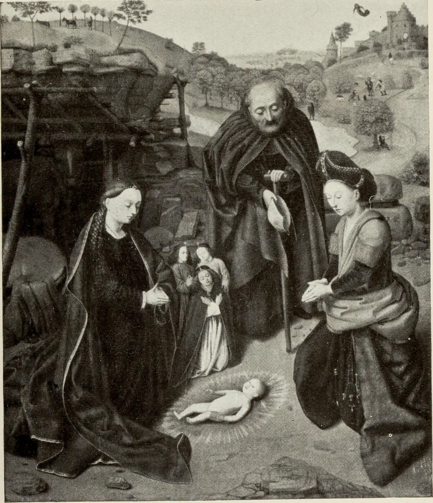 An illustration from The masterpieces of the early Flemish painters : sixty reproductions of photographs from the original paintings, by F. Hanfstaengl, affording examples of the different characteristics of the artist's work, 1908, leaf 22