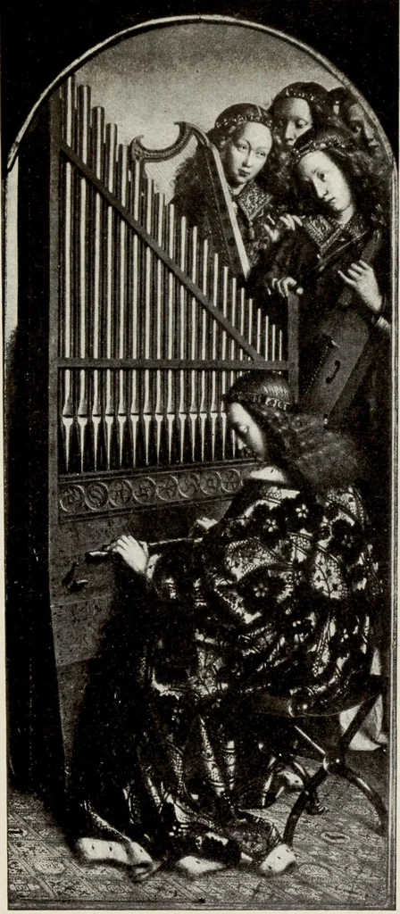 An illustration from The masterpieces of the early Flemish painters : sixty reproductions of photographs from the original paintings, by F. Hanfstaengl, affording examples of the different characteristics of the artist's work, 1908, leaf 30