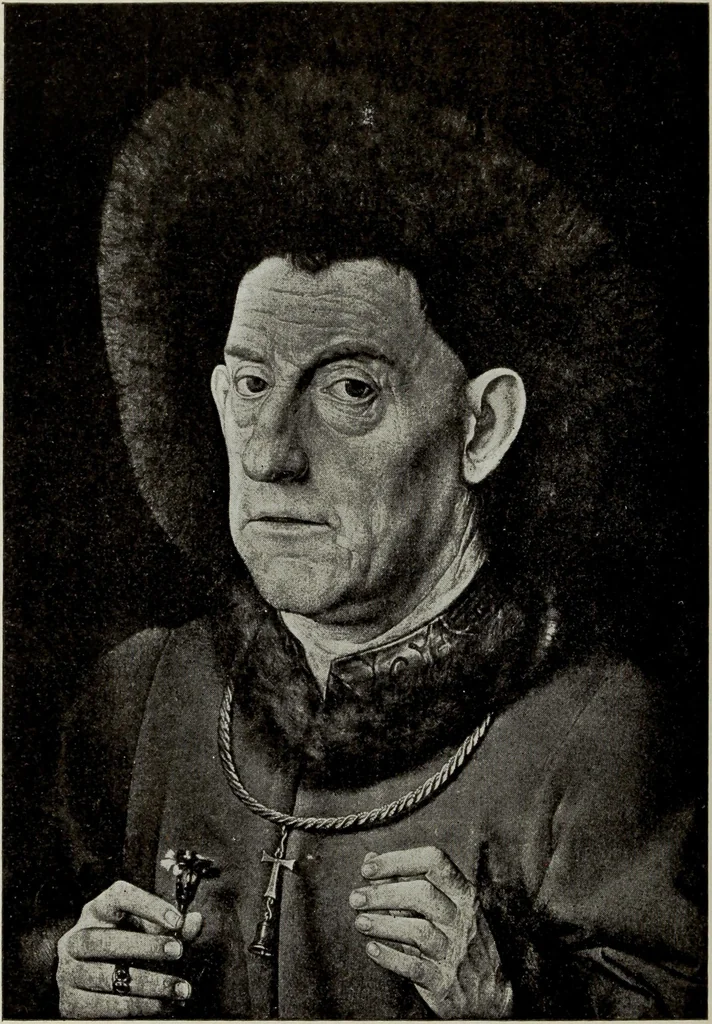 An illustration from The masterpieces of the early Flemish painters : sixty reproductions of photographs from the original paintings, by F. Hanfstaengl, affording examples of the different characteristics of the artist's work, 1908, leaf 33