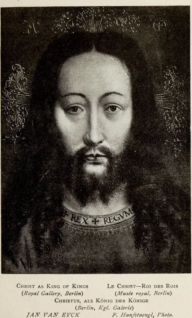 An illustration from The masterpieces of the early Flemish painters : sixty reproductions of photographs from the original paintings, by F. Hanfstaengl, affording examples of the different characteristics of the artist's work, 1908, leaf 34