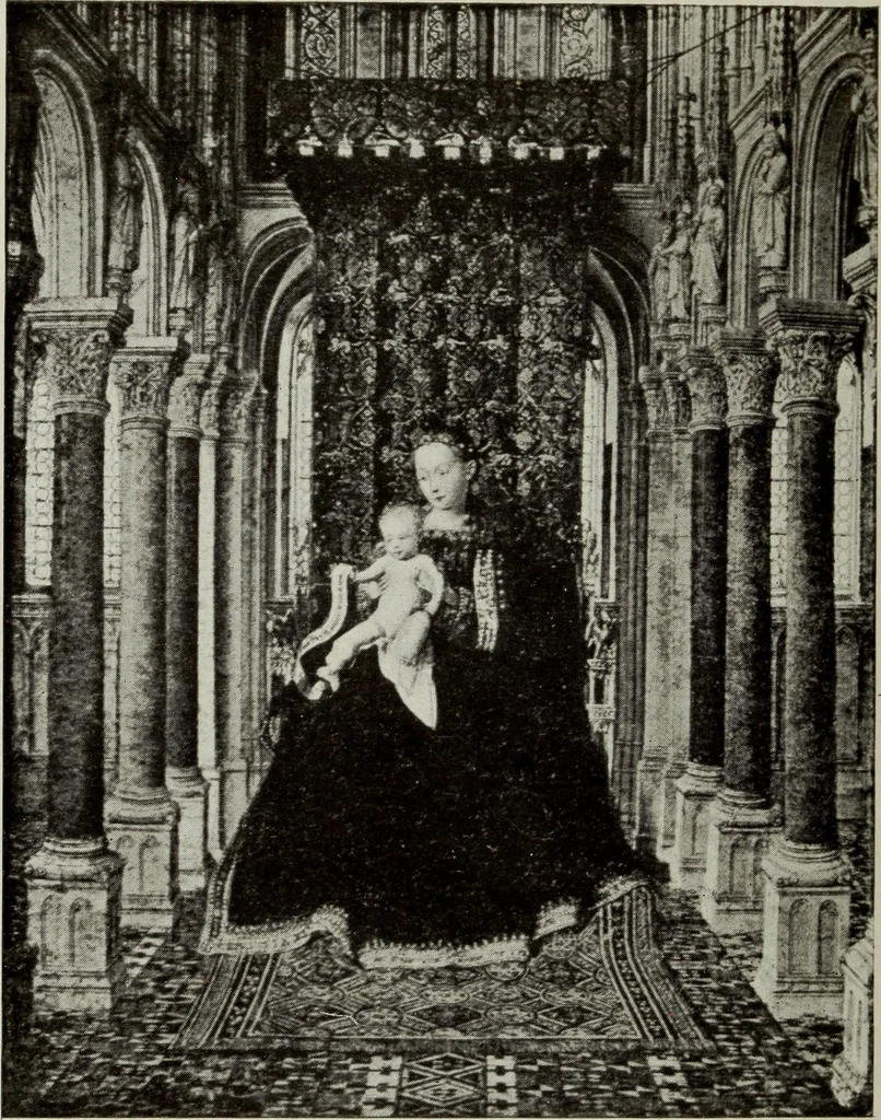 An illustration from The masterpieces of the early Flemish painters : sixty reproductions of photographs from the original paintings, by F. Hanfstaengl, affording examples of the different characteristics of the artist's work, 1908, leaf 35