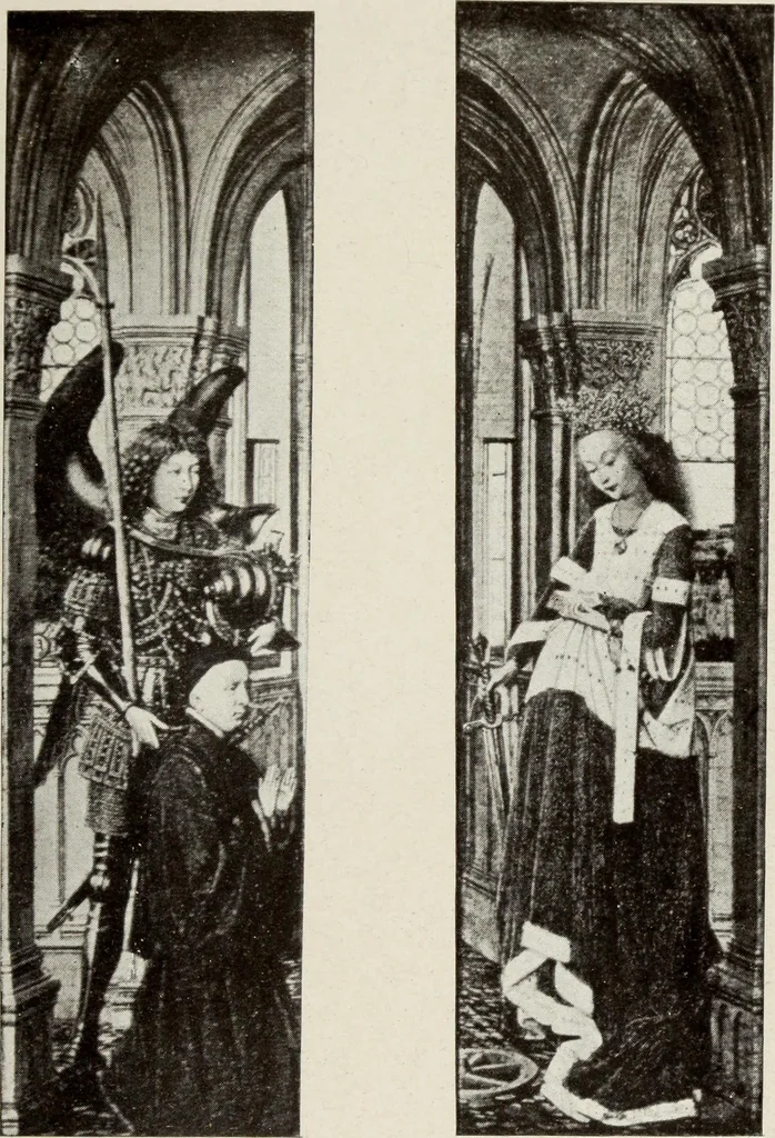 An illustration from The masterpieces of the early Flemish painters : sixty reproductions of photographs from the original paintings, by F. Hanfstaengl, affording examples of the different characteristics of the artist's work, 1908, leaf 36