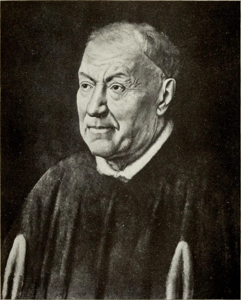 An illustration from The masterpieces of the early Flemish painters : sixty reproductions of photographs from the original paintings, by F. Hanfstaengl, affording examples of the different characteristics of the artist's work, 1908, leaf 40