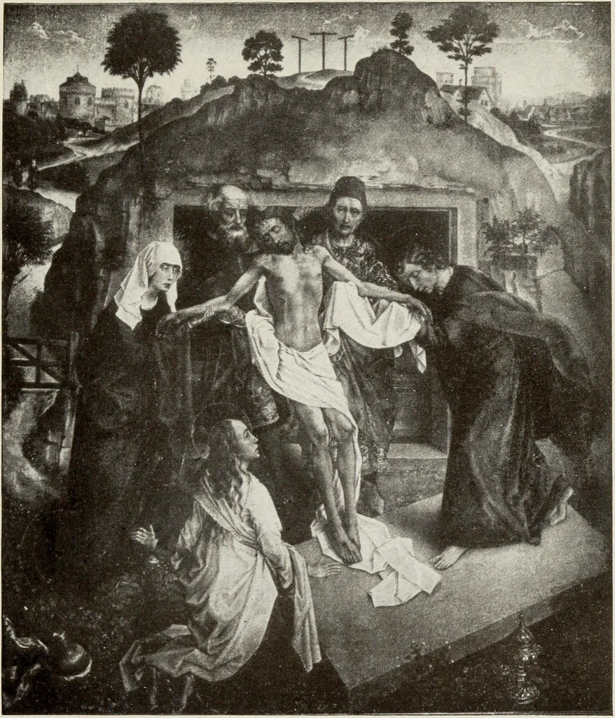 An illustration from The masterpieces of the early Flemish painters : sixty reproductions of photographs from the original paintings, by F. Hanfstaengl, affording examples of the different characteristics of the artist's work, 1908, leaf 64
