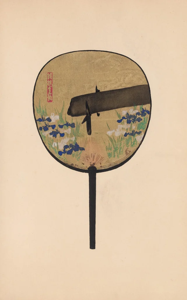 An illustration from Masterpieces selected from the Kôrin school : with biographical sketches of the artists of the school, and some critical descriptions, 1903, leaf 79